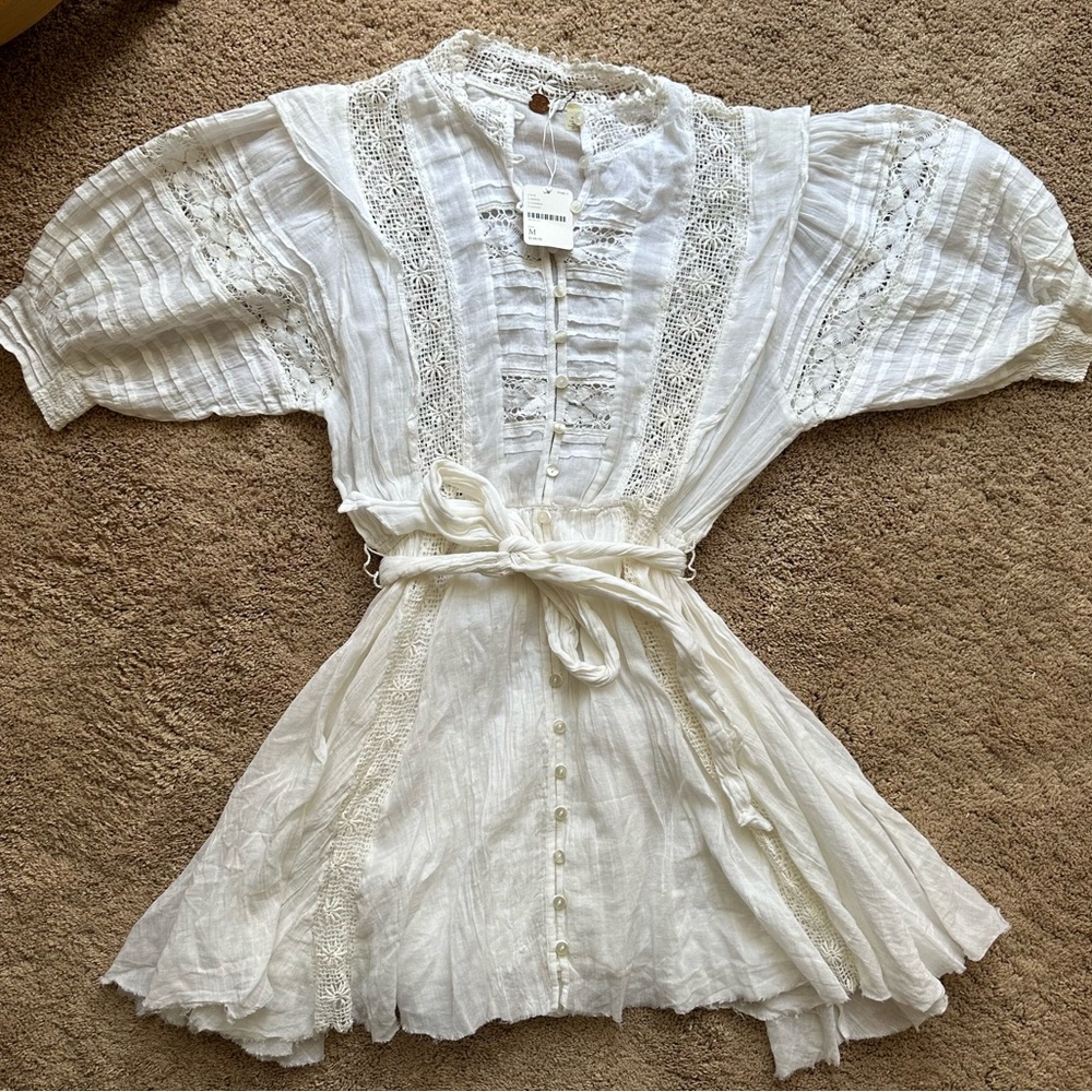 Free People White Boho Dress - Picture 7 of 10